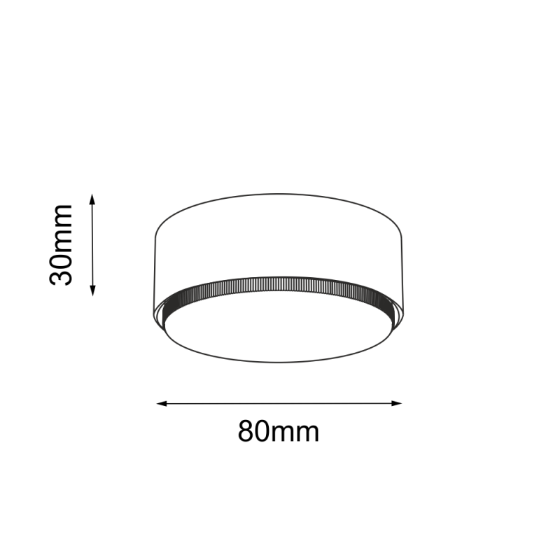 Plafon Drop - Biały (30 mm) 1261 Antigo Plafon Drop - Biały (30 mm) 1261 Antigo