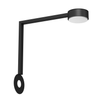 Kątownik ściana-sufit do systemu modułowego Drop Line - Czarny 1049 Antigo