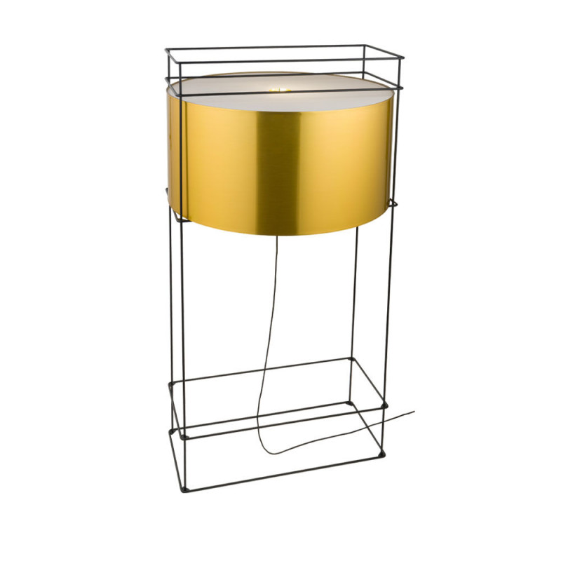 Lampa podłogowa PAA - Czarna-mosiężny (1500 mm) 9524 Antigo Lampa podłogowa PAA - Czarna-mosiężny (1500 mm) 9524 Antigo