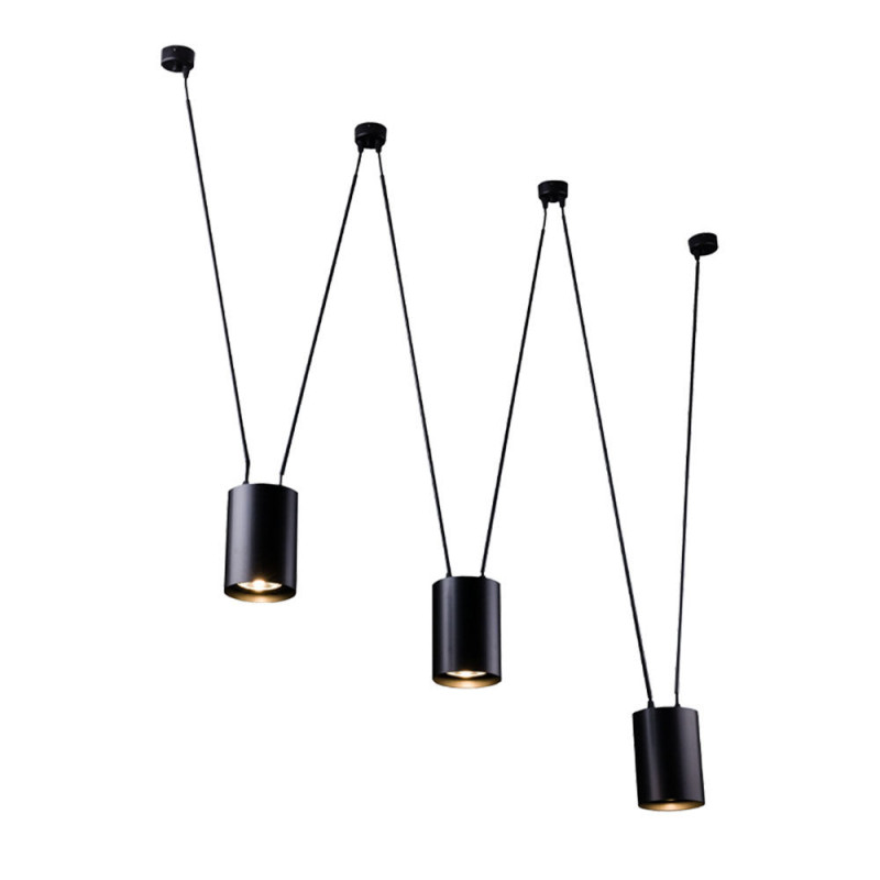 Lampa wisząca VIWIN 3 - Czarna (3000 mm) 9022 Antigo Lampa wisząca VIWIN 3 - Czarna (3000 mm) 9022 Antigo