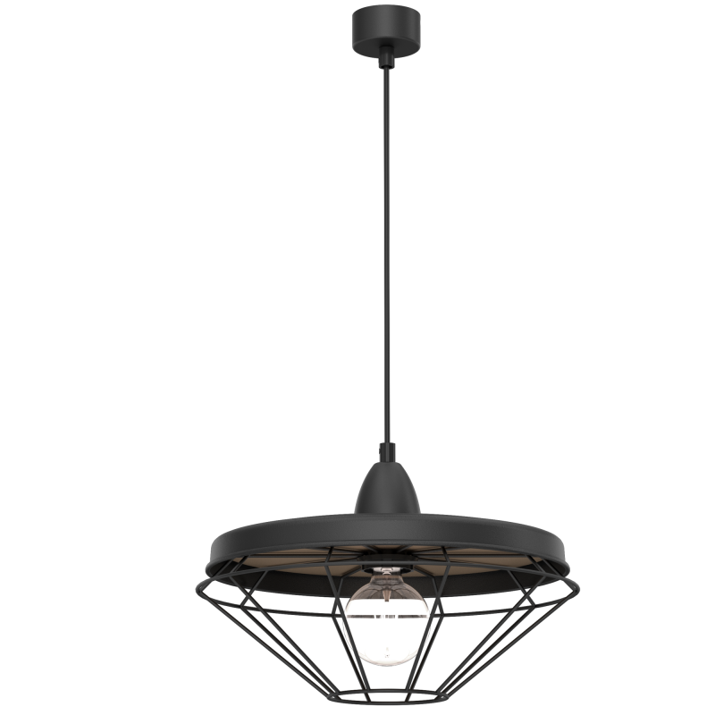 Lampa wisząca Alkaba - Czarna-platyna mat (325 mm) 5013 Antigo Lampa wisząca Alkaba - Czarna-platyna mat (325 mm) 5013 Antigo