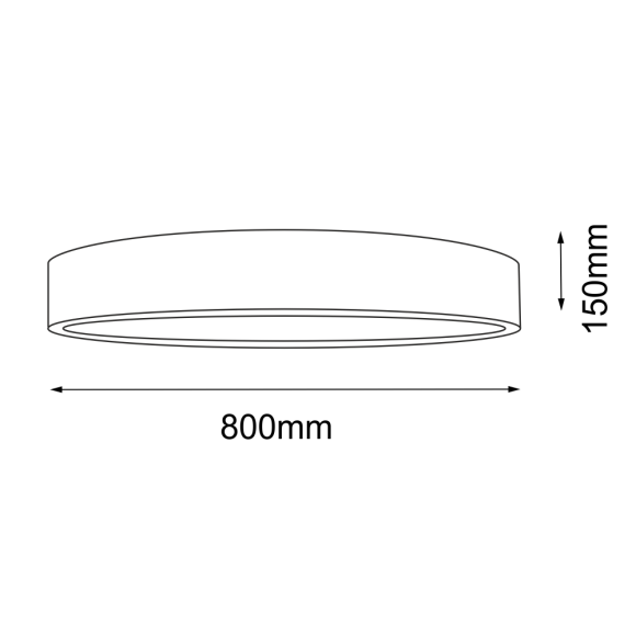 Plafon Bungo 80 - Czarny 1157 Antigo Plafon Bungo 80 - Czarny 1157 Antigo