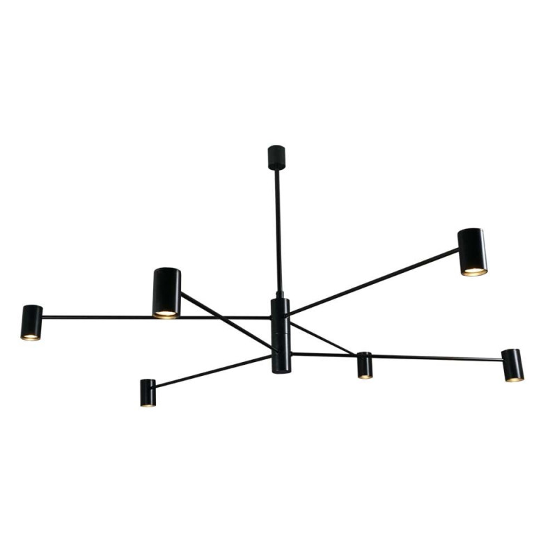 Lampa wisząca Dakata 6 - Czarna 5638 Antigo Lampa wisząca Dakata 6 - Czarna 5638 Antigo