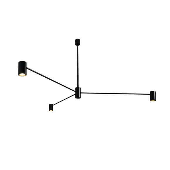 Lampa wisząca Dakata 3 - Czarna 5648 Antigo Lampa wisząca Dakata 3 - Czarna 5648 Antigo
