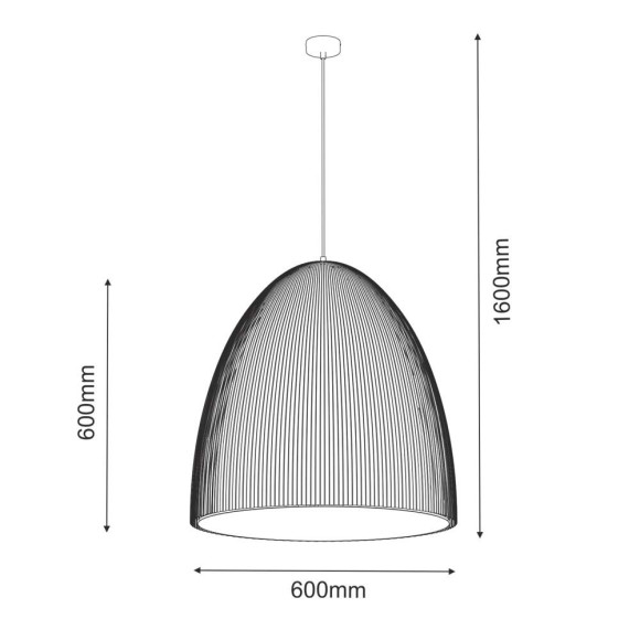 Lampa wisząca Gandra 60x60 - Platyna mat 5029 Antigo Lampa wisząca Gandra 60x60 - Platyna mat 5029 Antigo