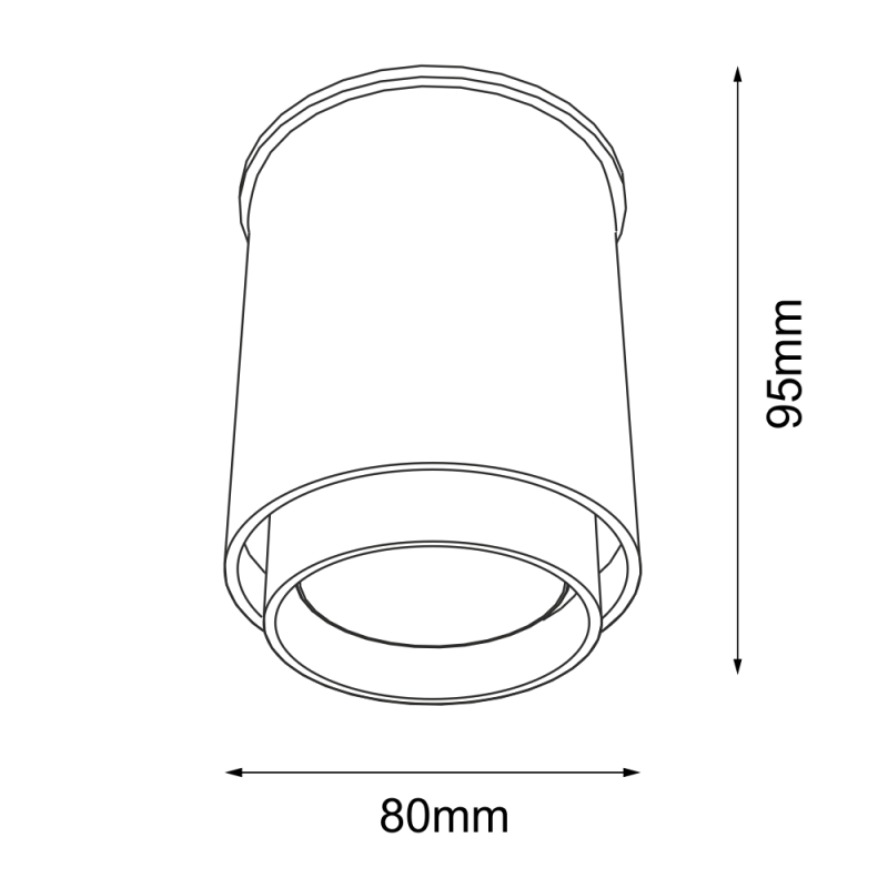 Plafon Iga - Biały (95 mm) 7014 Antigo Plafon Iga - Biały (95 mm) 7014 Antigo