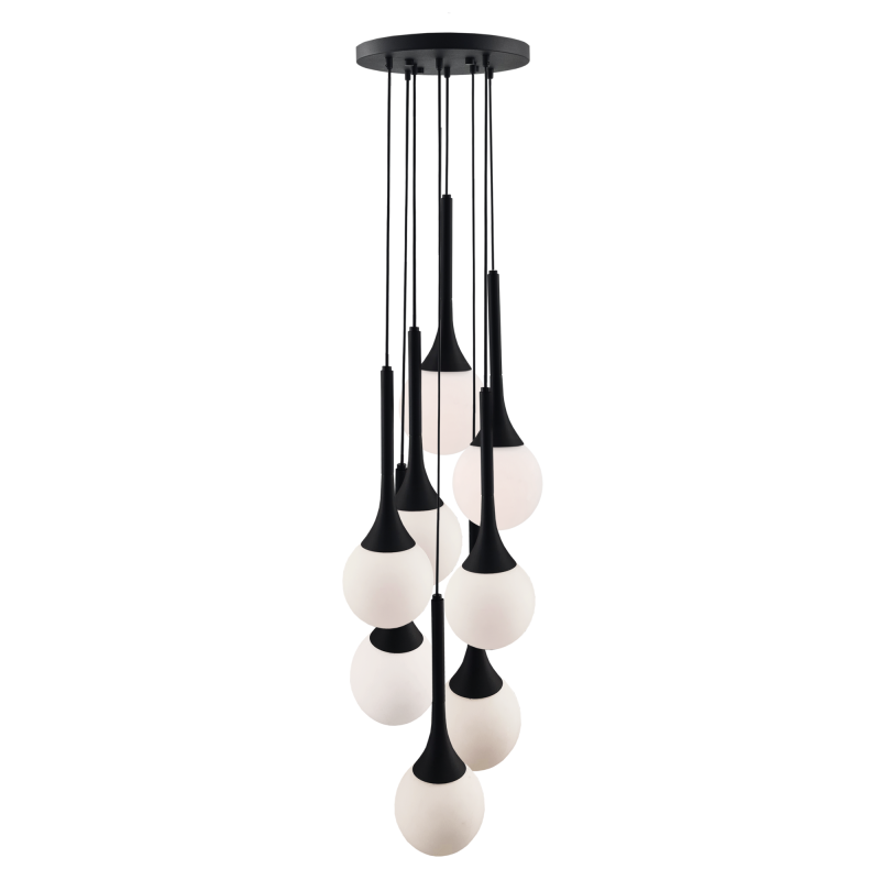 Lampa wisząca Jun 8 - Czarna (320 mm) 5171 Antigo Lampa wisząca Jun 8 - Czarna (320 mm) 5171 Antigo