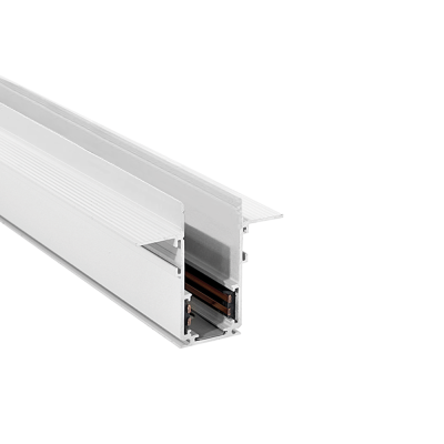 Szynoprzewód magnetyczny podtynkowy Komatsu 48V - Biały (2 m) 6502 Antigo