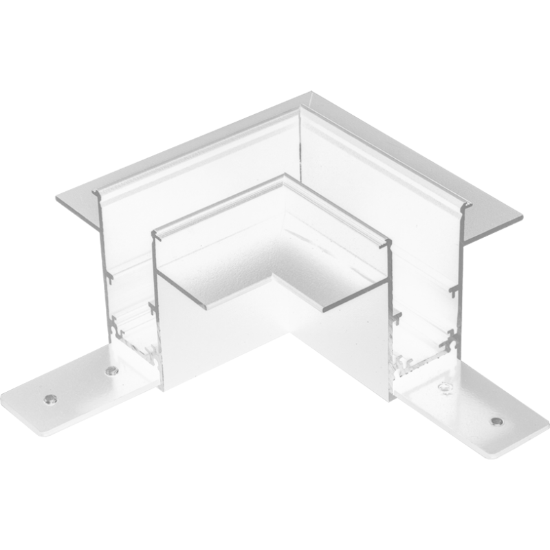 Łącznik L podtynkowy szynoprzewodu magnetycznego Komatsu 48V- Biały 6508 Antigo Łącznik L podtynkowy szynoprzewodu magnetycznego Komatsu 48V- Biały 6508 Antigo