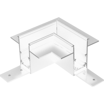 Łącznik L podtynkowy szynoprzewodu magnetycznego Komatsu 48V- Biały 6508 Antigo