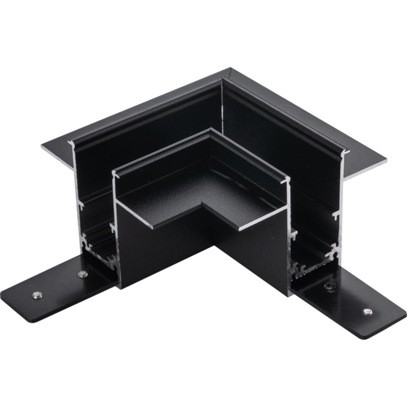 Łącznik L podtynkowy szynoprzewodu magnetycznego Komatsu 48V - Czarny 6509 Antigo Łącznik L podtynkowy szynoprzewodu magnetycznego Komatsu 48V - Czarny 6509 Antigo