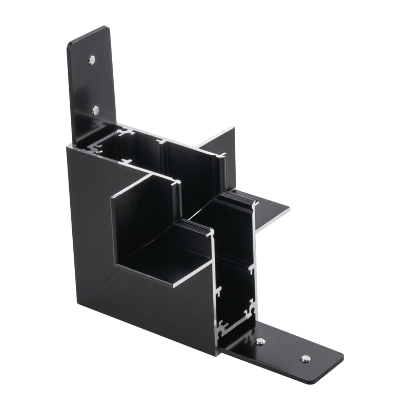 Łącznik L podtynkowy ściana - sufit szynoprzewodu magnetycznego Komatsu 48V - Czarny 6513 Antigo Łącznik L podtynkowy ściana - sufit szynoprzewodu magnetycznego Komatsu 48V - Czarny 6513 Antigo