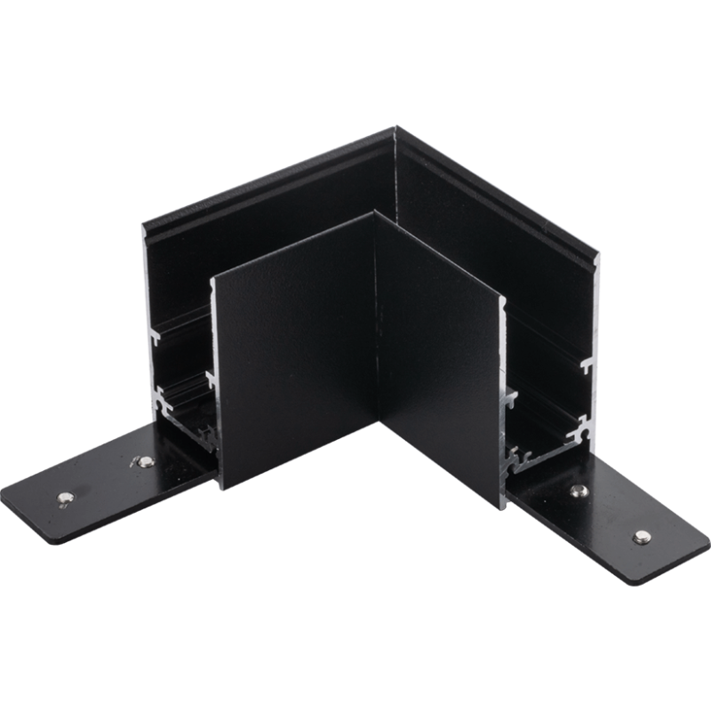 Łącznik L natynkowy szynoprzewodu magnetycznego Komatsu 48V - Czarny 6517 Antigo Łącznik L natynkowy szynoprzewodu magnetycznego Komatsu 48V - Czarny 6517 Antigo