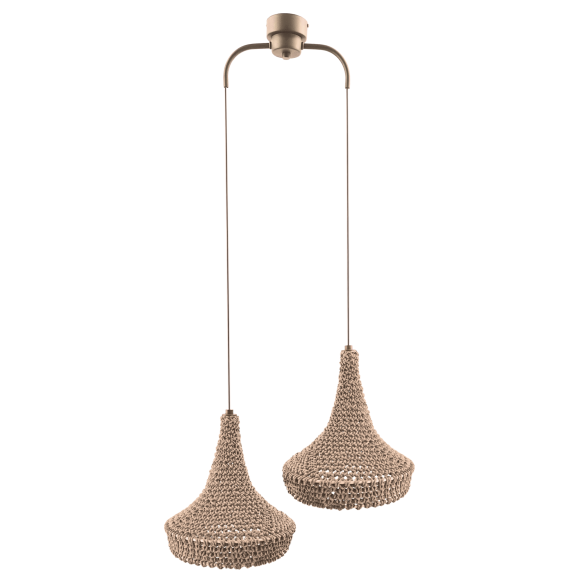 Lampa wisząca Mahaka 2 - Beżowa (500 mm) 5179 Antigo Lampa wisząca Mahaka 2 - Beżowa (500 mm) 5179 Antigo