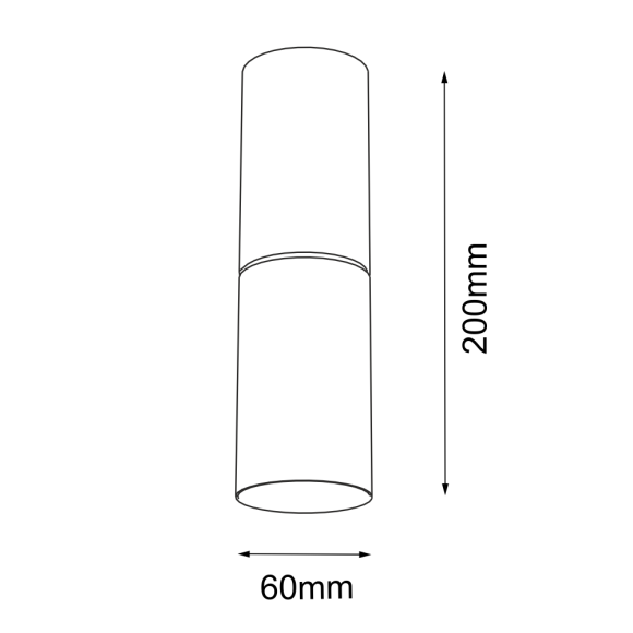 Kinkiet Nemuro - Biały (200 mm) 7469 Antigo Kinkiet Nemuro - Biały (200 mm) 7469 Antigo