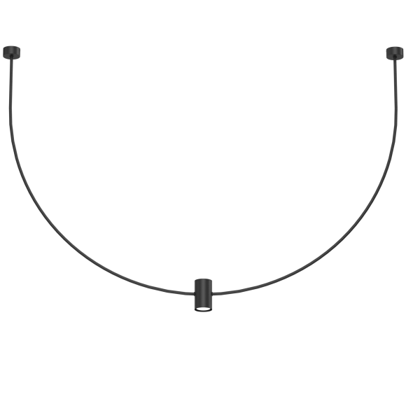 Lampa wisząca no. C - Czarna (1260 mm) 5089 Antigo