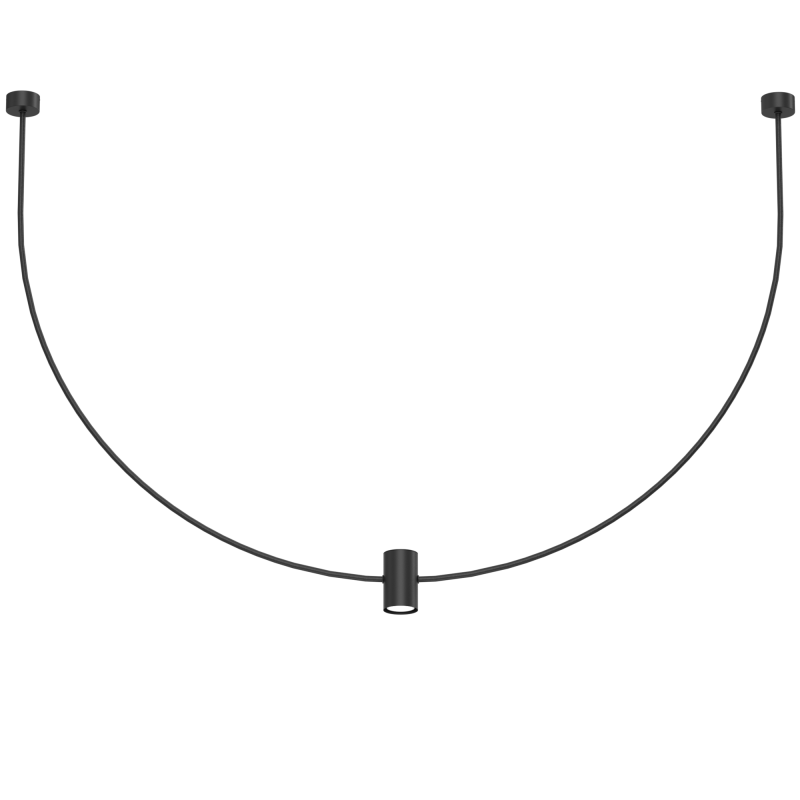 Lampa wisząca no. C - Czarna (1260 mm) 5089 Antigo