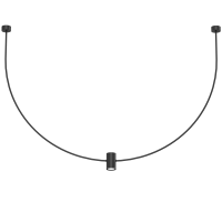 Lampa wisząca no. C - Czarna (1260 mm) 5089 Antigo