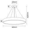 Lampa wisząca Sengo P 80 - Złota (800 mm) 5094 Antigo Lampa wisząca Sengo P 80 - Złota (800 mm) 5094 Antigo