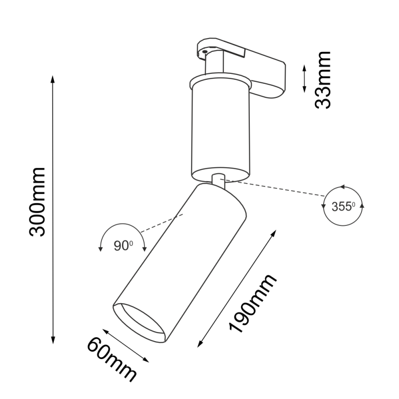 Spot Shima - Czarny - Szynoprzewód 3F 230V 6612 Antigo Spot Shima - Czarny - Szynoprzewód 3F 230V 6612 Antigo