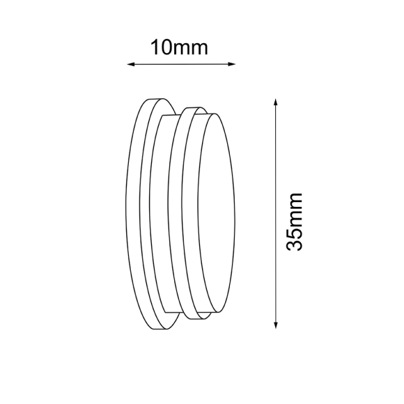 Zakończenie do systemu modułowego Mafra - Czarne 5109 Antigo Zakończenie do systemu modułowego Mafra - Czarne 5109 Antigo