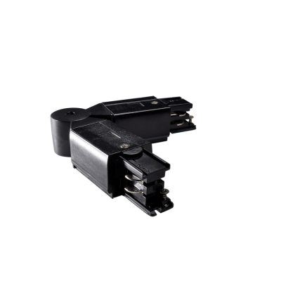 Łącznik L zginany szynoprzewodu 3F 230V - Czarny 8121 Antigo