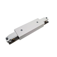 Łącznik prosty zasilający szynoprzewodu natynkowego 1F 230V - Biały 6356 Antigo