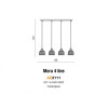 Lampa Mora 4 Line AZ2111 | Azzardo