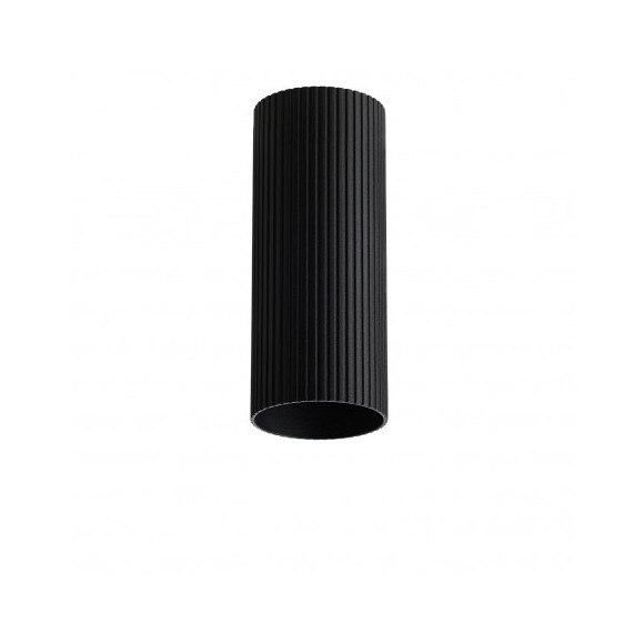 Lampa Lucas Ribbed Tube 20 Bk AZ6399 | Azzardo
