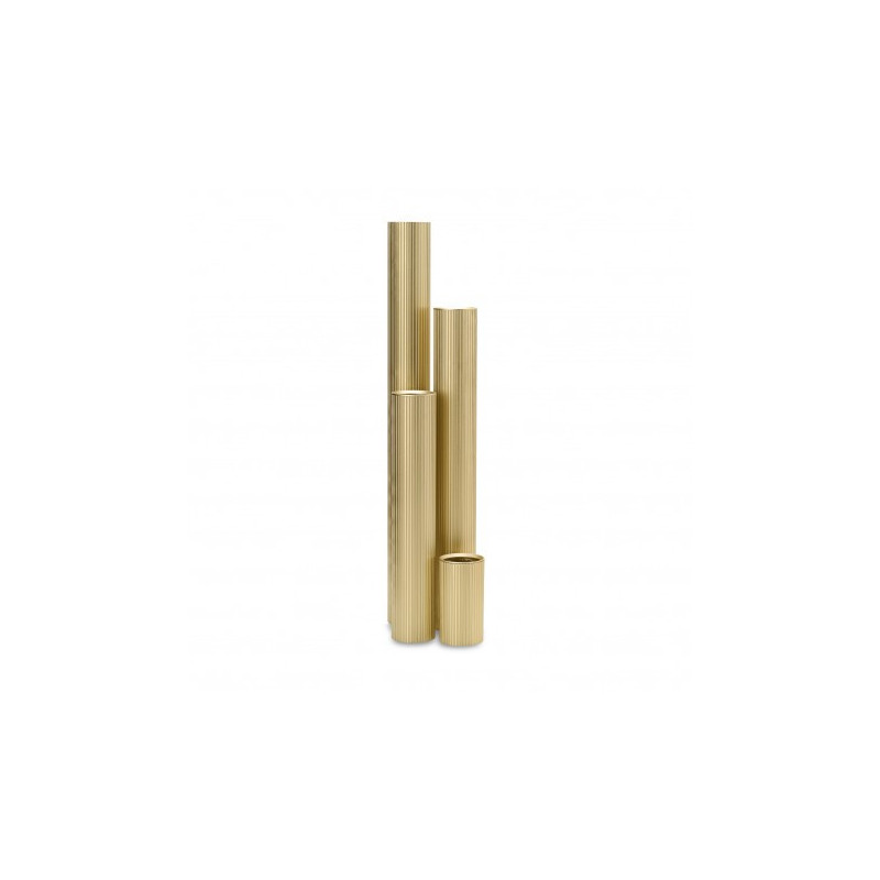 Lampa Lucas Ribbed Tube 20 Anodised Gold AZ6401 | Azzardo