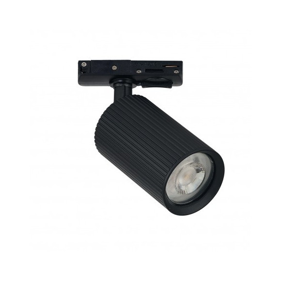 Lampa Lucas Ribbed 9 Track 1Line Gu10 Bk Set AZ6489 | Azzardo