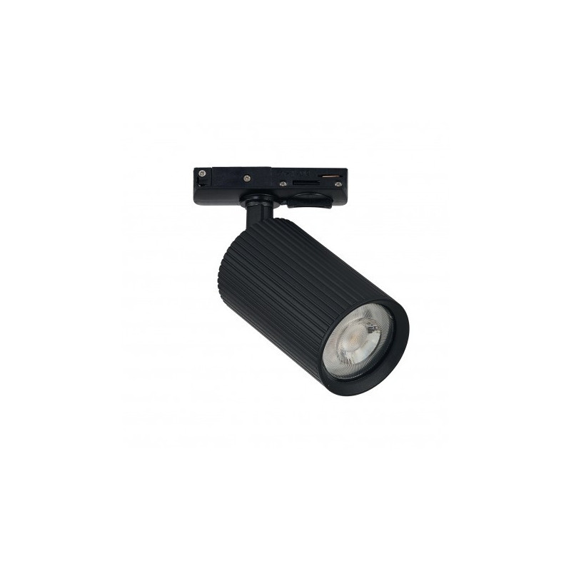 Lampa Lucas Ribbed 9 Track 1Line Gu10 Bk Set AZ6489 | Azzardo