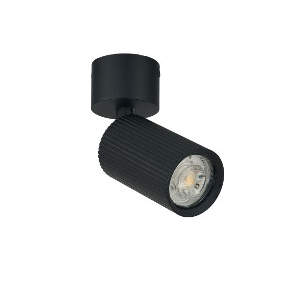 Lampa Lucas Ribbed 9 Downlight Gu10 Bk Set AZ6493 | Azzardo