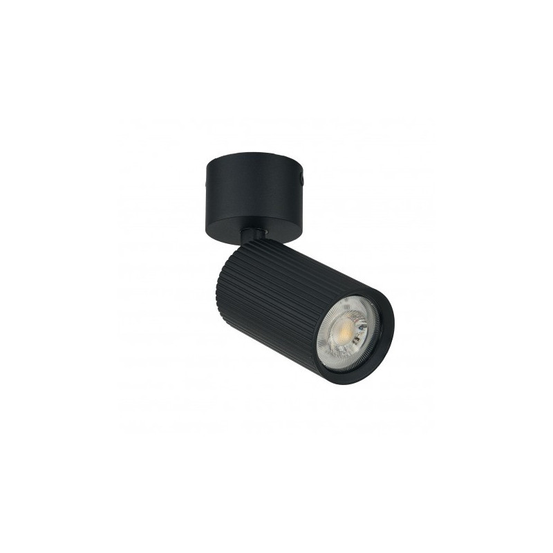 Lampa Lucas Ribbed 9 Downlight Gu10 Bk Set AZ6493 | Azzardo