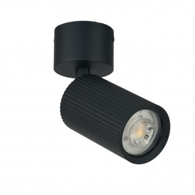 Lampa Lucas Ribbed 9 Downlight Gu10 Bk Set AZ6493 | Azzardo