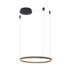 Lampa Halo Pendant 100 Cct Dimm Bk + Remote Control | Azzardo