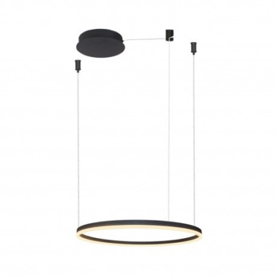 Lampa Halo Pendant 100 Cct Dimm Bk + Remote Control | Azzardo