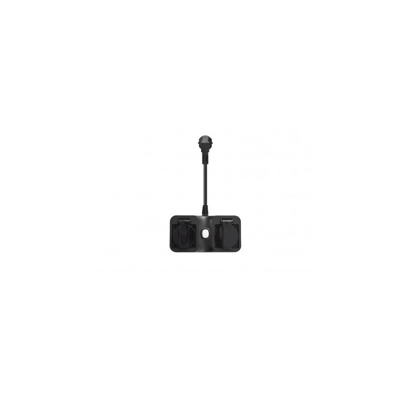 Lampa Double Outdoor Smart Plug 10A Ip44 Black AZ3223 | Azzardo
