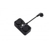 Lampa Double Outdoor Smart Plug 10A Ip44 Black AZ3223 | Azzardo