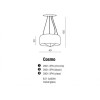 Lampa Cosmo (D) Clear AZ0846 | Azzardo