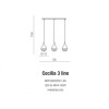 Lampa Cecilia 3 Line AZ2173 | Azzardo