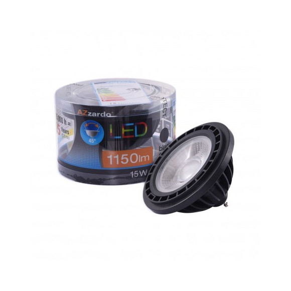 Lampa Azzardo Led 15W Es111 Bk Dimm 4300 Ll210151 | Azzardo
