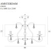 MAXLIGHT C0059 PLAFON AMSTERDAM 80 cm