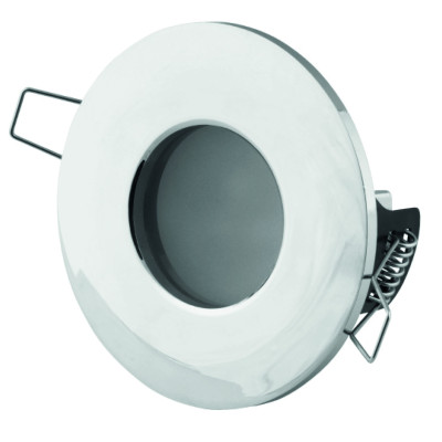 MAXLIGHT H0045 OPRAWA WPUSTOWA AQUA IP65 OKRĄGŁA CHROM
