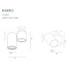 MAXLIGHT C0035 LAMPA SUFITOWA BARRO I CZARNA