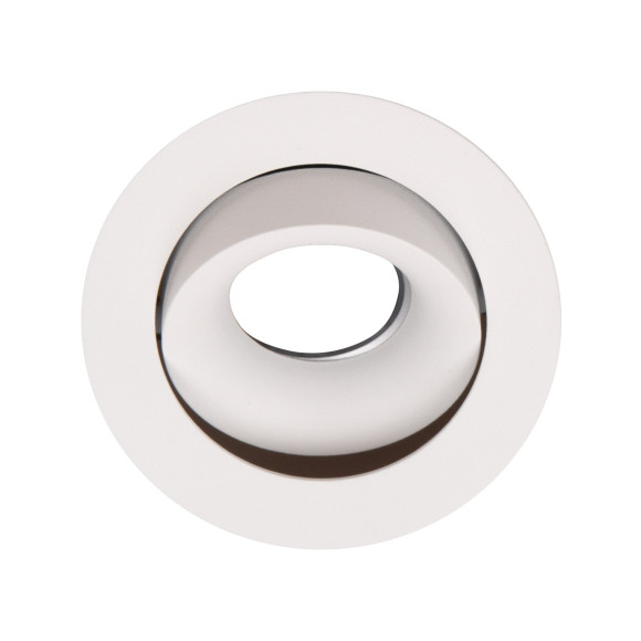MAXLIGHT H0117 OPRAWA WPUSTOWA BELLATRIX TILTED BIAŁA - BEZ MODUŁU ŚWIETLNEGO LED H0112