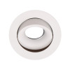MAXLIGHT H0117 OPRAWA WPUSTOWA BELLATRIX TILTED BIAŁA - BEZ MODUŁU ŚWIETLNEGO LED H0112
