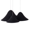 MAXLIGHT P0565 LAMPA WISZACA BELLMOND BLACK&GREY