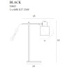 MAXLIGHT T0025 LAMPA BIURKOWA BLACK