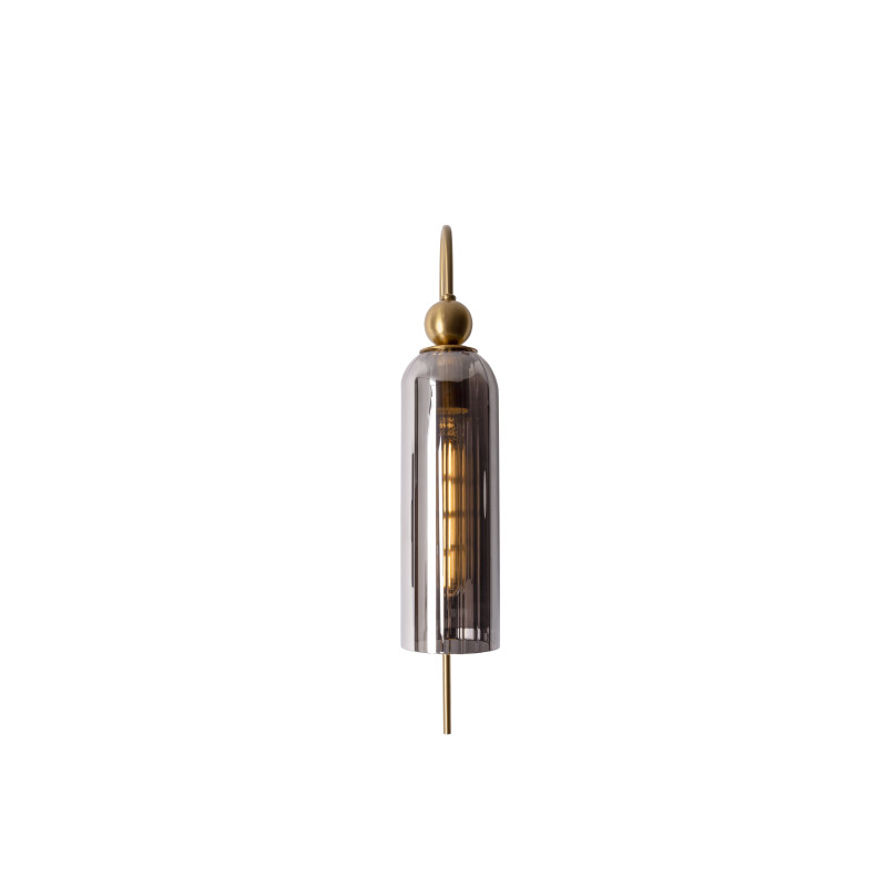 MAXLIGHT W0333 KINKIET CAMPANILA SMOKY GLASS